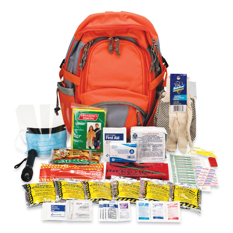 PhysiciansCare by First Aid Only - Emergency Preparedness First Aid Backpack, XL, 63 Pieces, Nylon Fabric