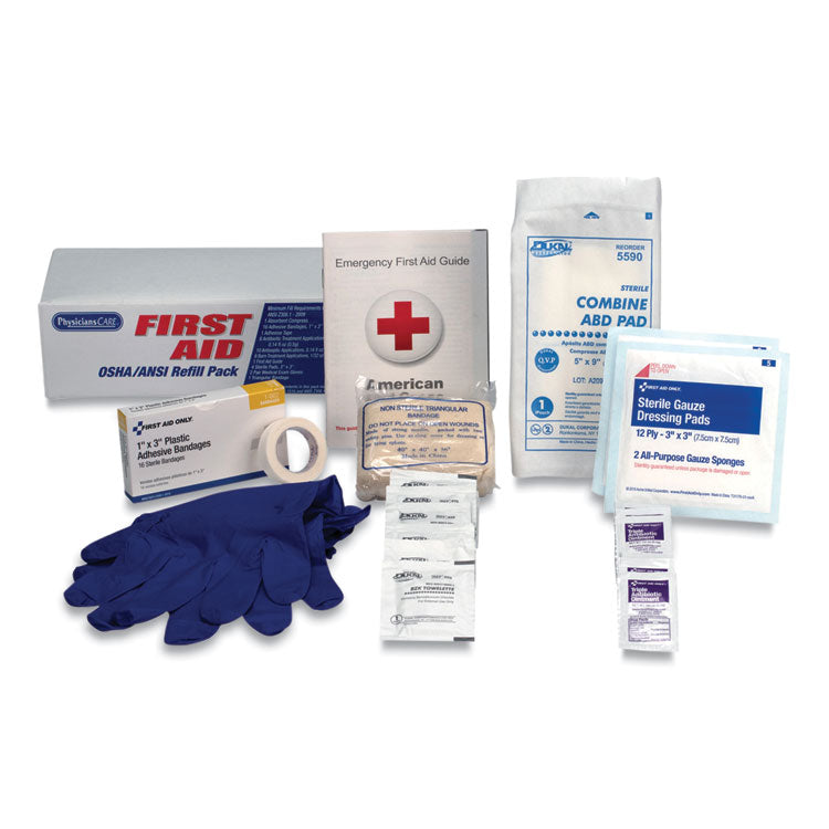 PhysiciansCare by First Aid Only - OSHA First Aid Refill Kit, 41 Pieces/Kit