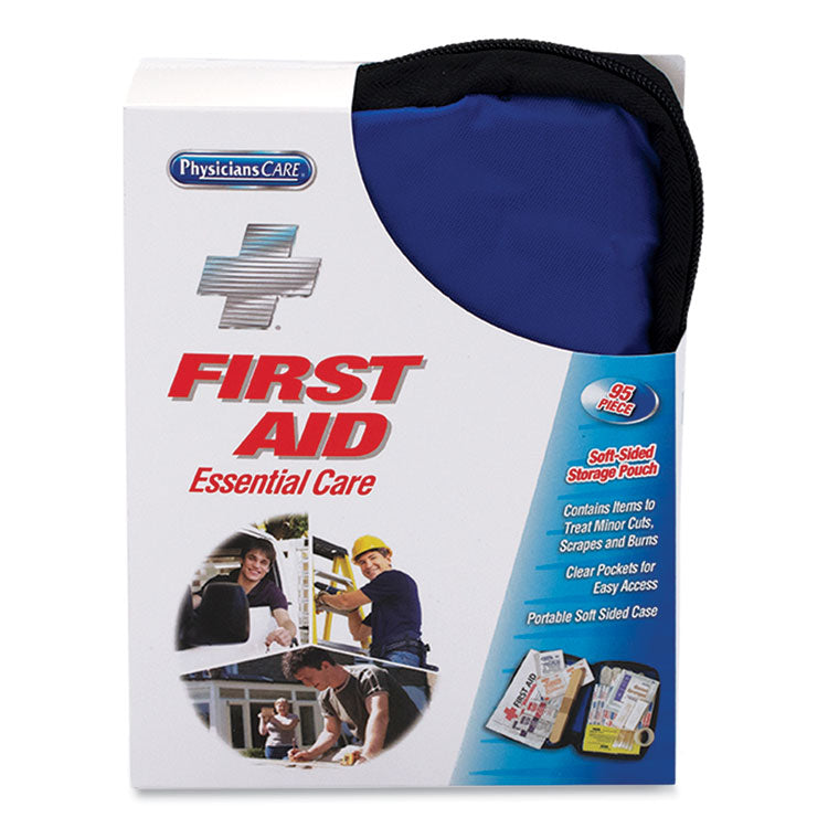 PhysiciansCare by First Aid Only - Soft-Sided First Aid Kit for up to 10 People, 95 Pieces, Soft Fabric Case