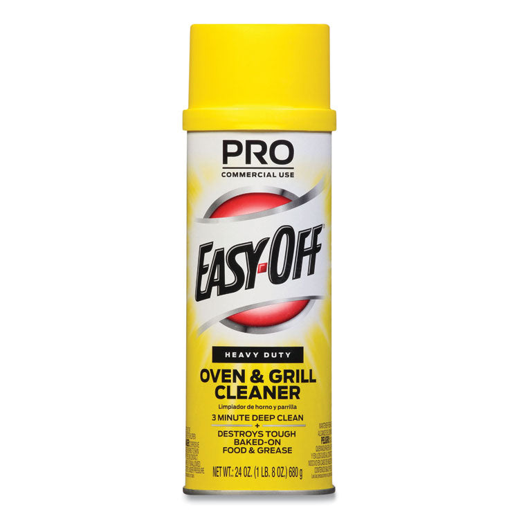 Professional EASY-OFF - Oven and Grill Cleaner, 24 oz Aerosol, 6/Carton