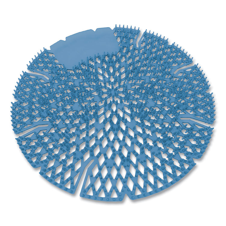 Big D Industries - Diamond 3D Urinal Screen, Mountain Air Scent, Blue, 10/Pack, 6 Packs/Carton