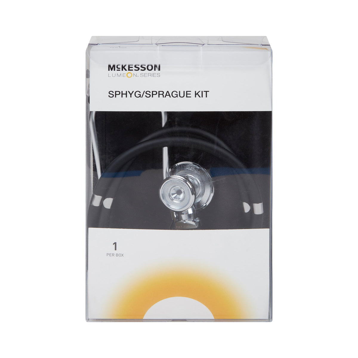 McKesson Brand - Reusable Aneroid / Stethoscope Set McKesson Brand 23 to 33 cm Adult Cuff Dual Head Sprague Stethoscope Pocket Aneroid [1/EA] (1089467_EA)