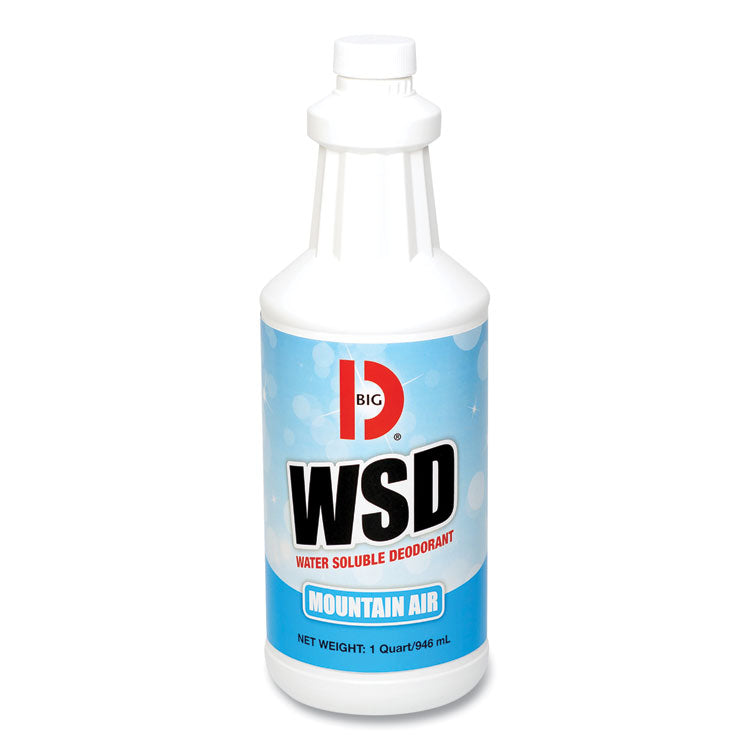 Big D Industries - Water-Soluble Deodorant, Mountain Air, 32 oz Bottle, 12/Carton