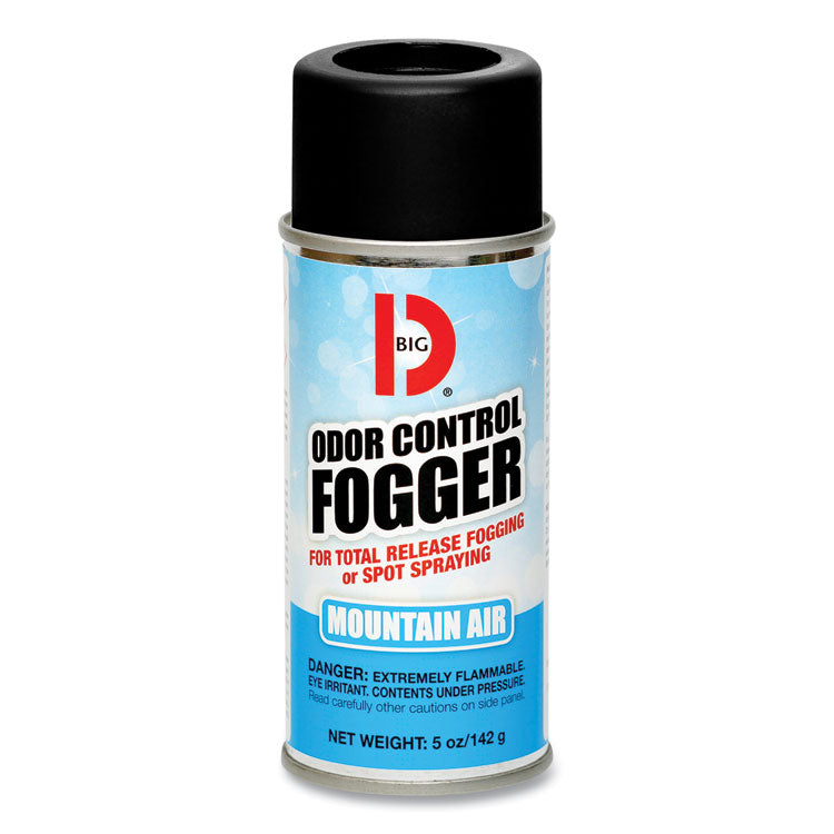 Big D Industries - Odor Control Fogger, Mountain Air Scent, 5 oz Aerosol Spray, 12/Carton