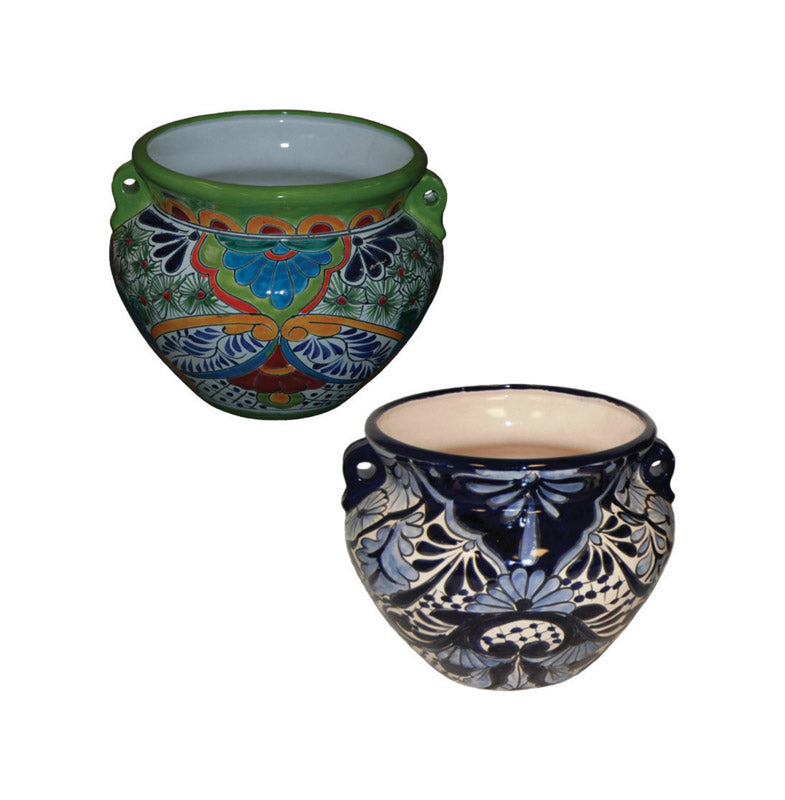 AVERA PRODUCTS - Avera Products Talavera 19 in. H X 10 in. W Ceramic Planter Multicolored - Case of 2