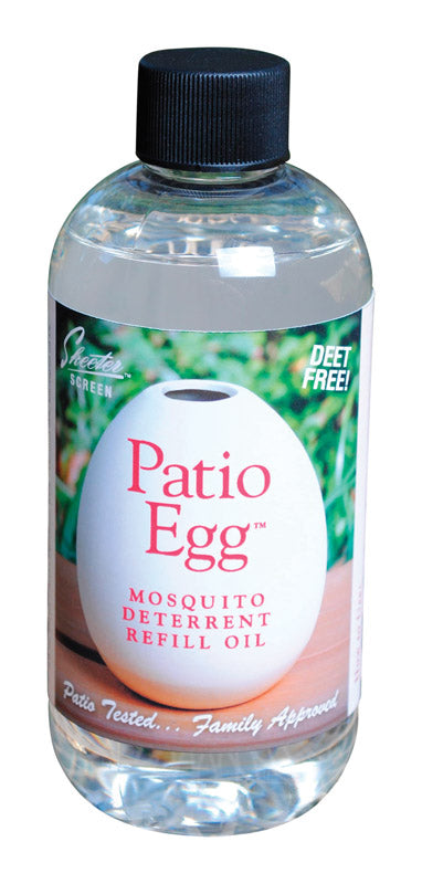 SKEETER SCREEN - Skeeter Screen Patio Egg Organic Insect Repellent Refill Oil For Mosquitoes 8 oz - Case of 6
