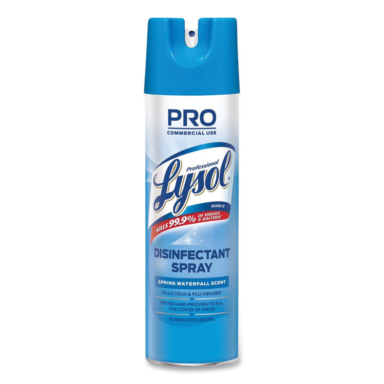 Professional LYSOL Brand - Disinfectant Spray, Fresh Scent, 19 oz Aerosol Spray, 12/Carton