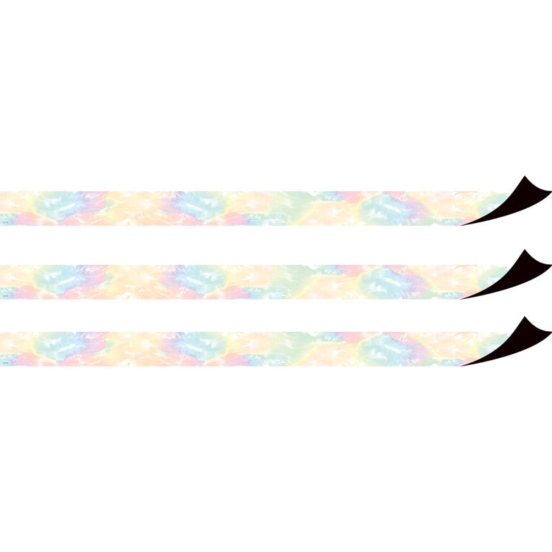 TEACHER CREATED RESOURCES - Pastel Pop Tie-Dye Magnetic Border, 24 Feet Per Pack, 3 Packs