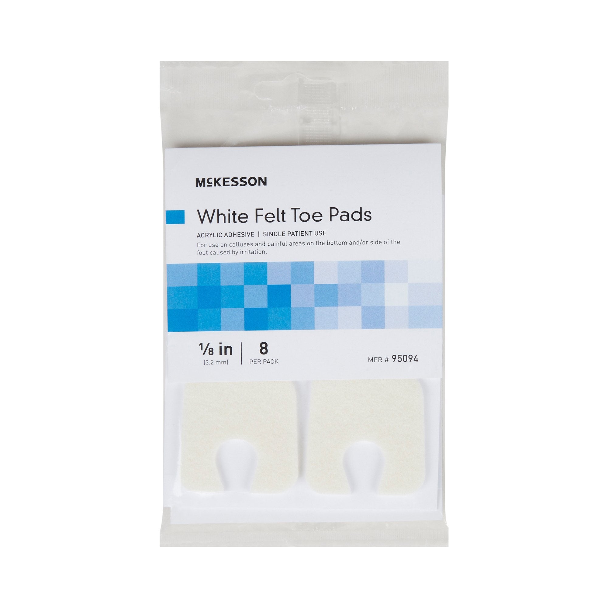McKesson Brand - Callus Pad McKesson Pedi-Pads Size 105 Adhesive Foot [8/PK]