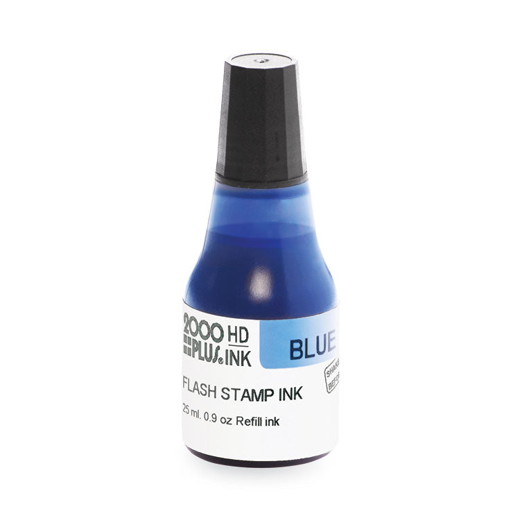 COSCO 2000PLUS - Pre-Ink High Definition Refill Ink, Blue, 0.9 oz Bottle, Blue