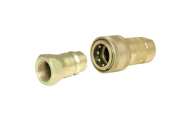 APACHE - Apache Steel 3/8 in. D X 3/8 in. D Hydraulic Coupler 2 pk [39040915]