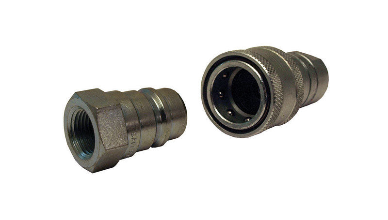 APACHE - Apache Steel 3/8 in. D X 3/8 in. D Hydraulic Coupler 2 pk [39040910]
