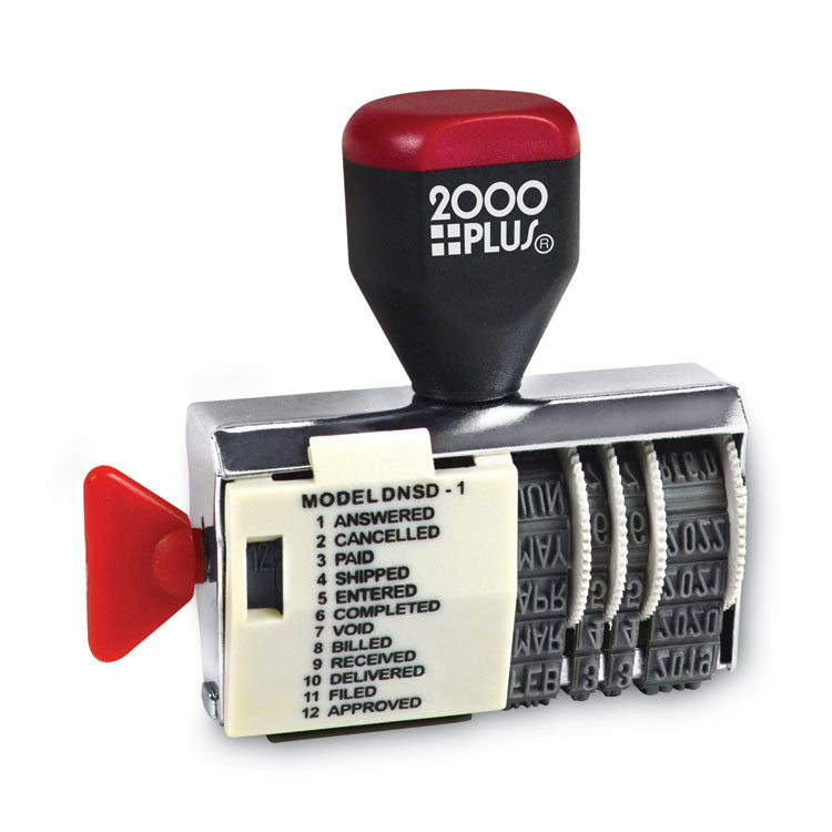 COSCO 2000PLUS - Dial-N-Stamp, 12 Phrases, Five Years, 1.5 x 0.13
