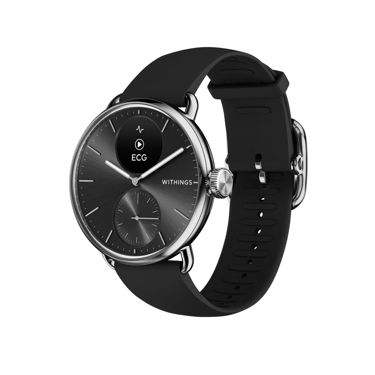 Withings Inc - Smartwatch ScanWatch 2 38mm Withings 24 Hour Grayscale OLED Display [1/EA]