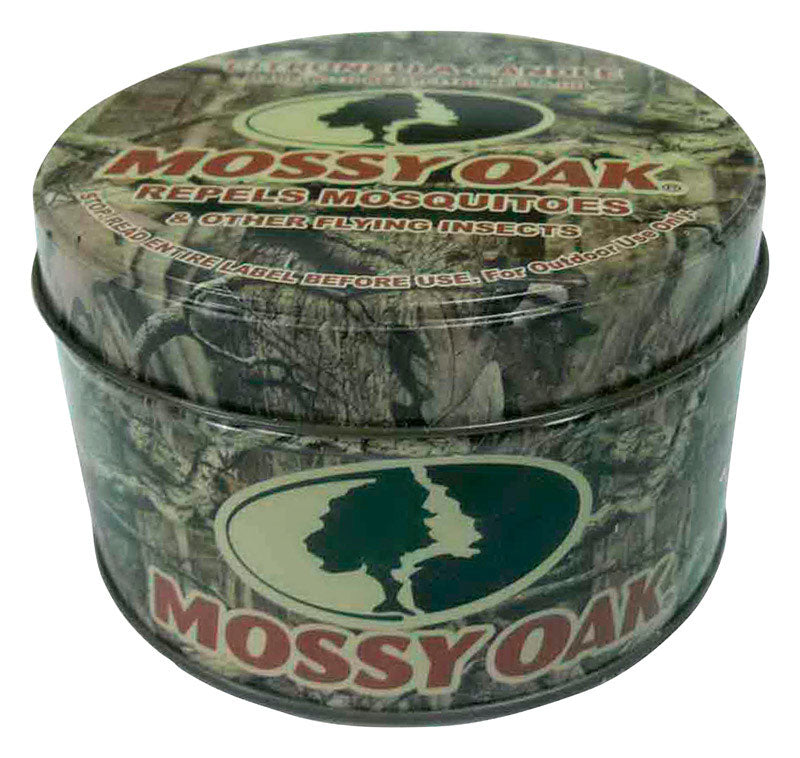 MOSSY OAK - Mossy Oak Candle with Holder Wax For Mosquitoes/Other Flying Insects 8 oz - Case of 9
