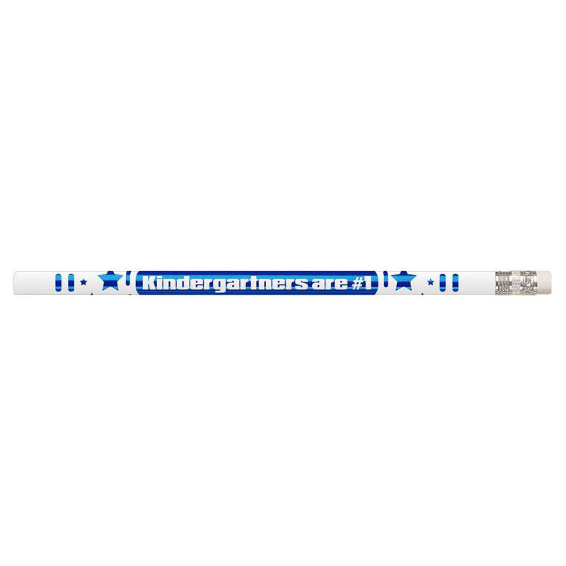MUSGRAVE PENCIL COMPANY - Kindergartners Are #1 Motivational Pencils, 12 Per Pack, 12 Packs