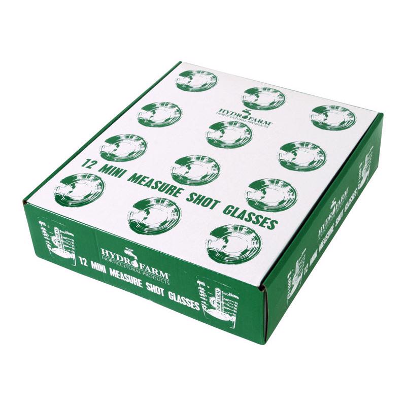HYDROFARM - Hydrofarm Hydroponic Measured Shot Glass - Case of 12