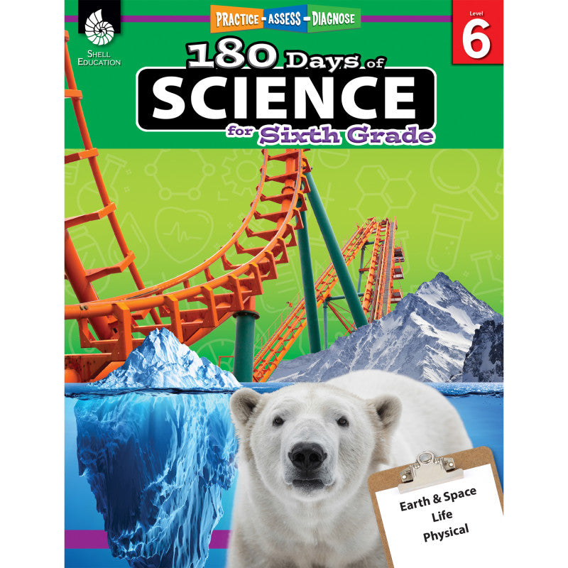 SHELL EDUCATION - 180 Days of Science for Sixth Grade