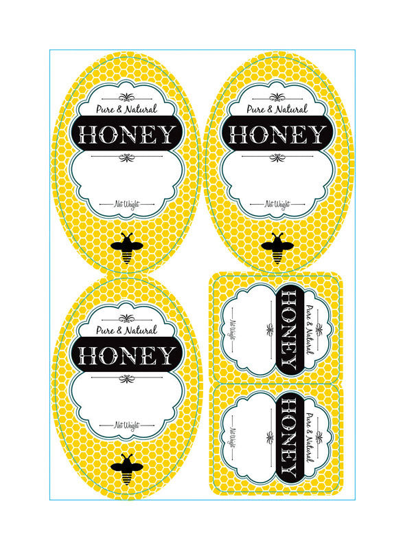 LITTLE GIANT - Little Giant Honey Labels - Case of 12