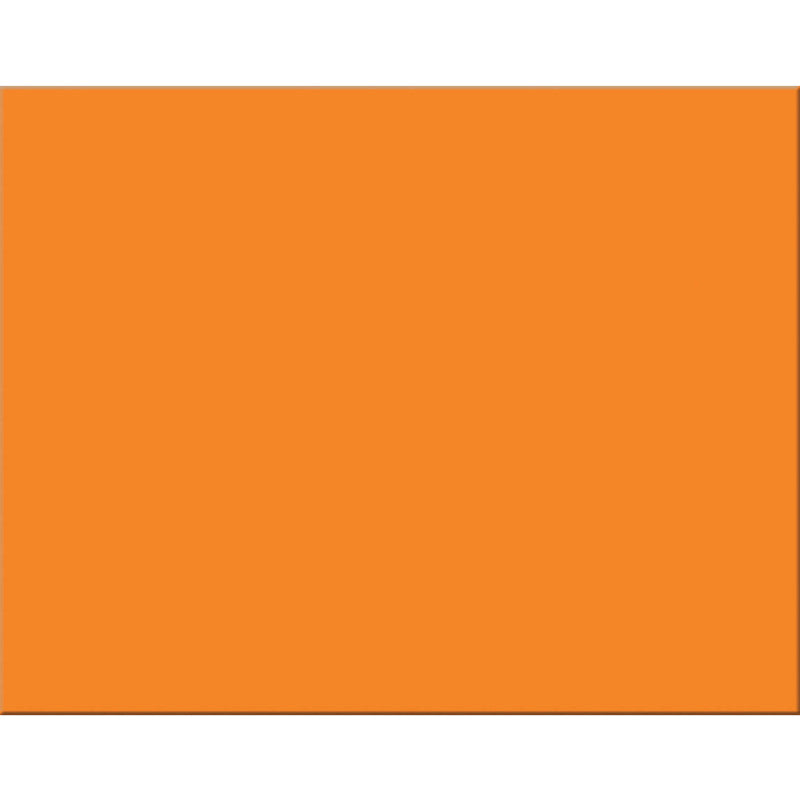 PACON - 4-Ply Railroad Board, Orange, 22" x 28", 25 Sheets