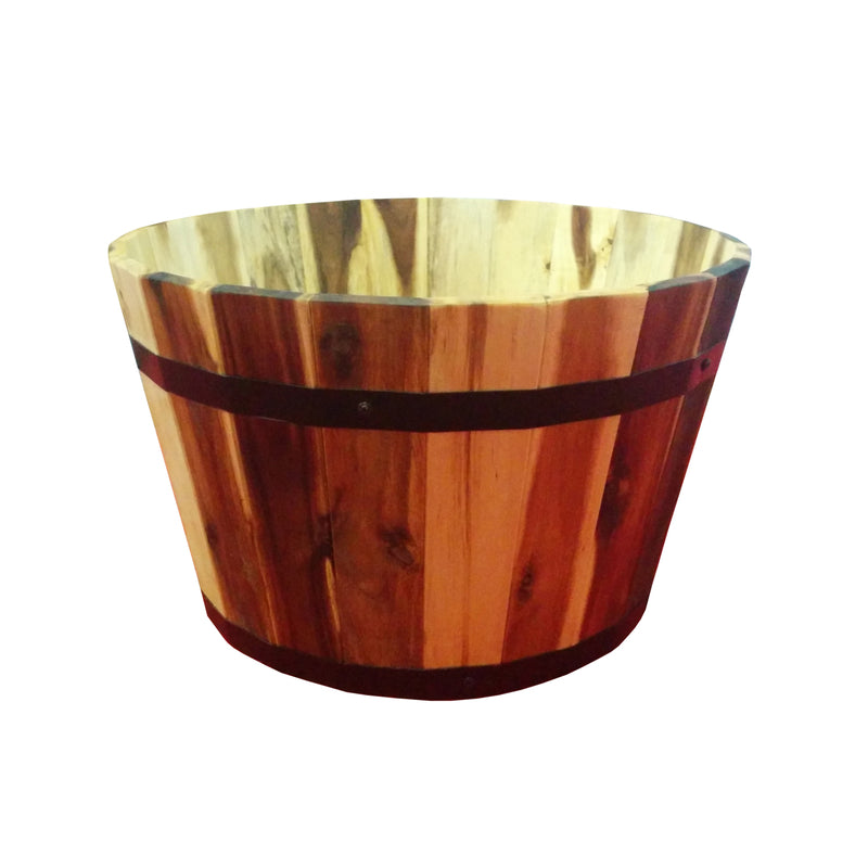 AVERA PRODUCTS - Avera Products 9.5 in. H X 16 in. W X 16 in. D Wood Traditional Barrel Natural