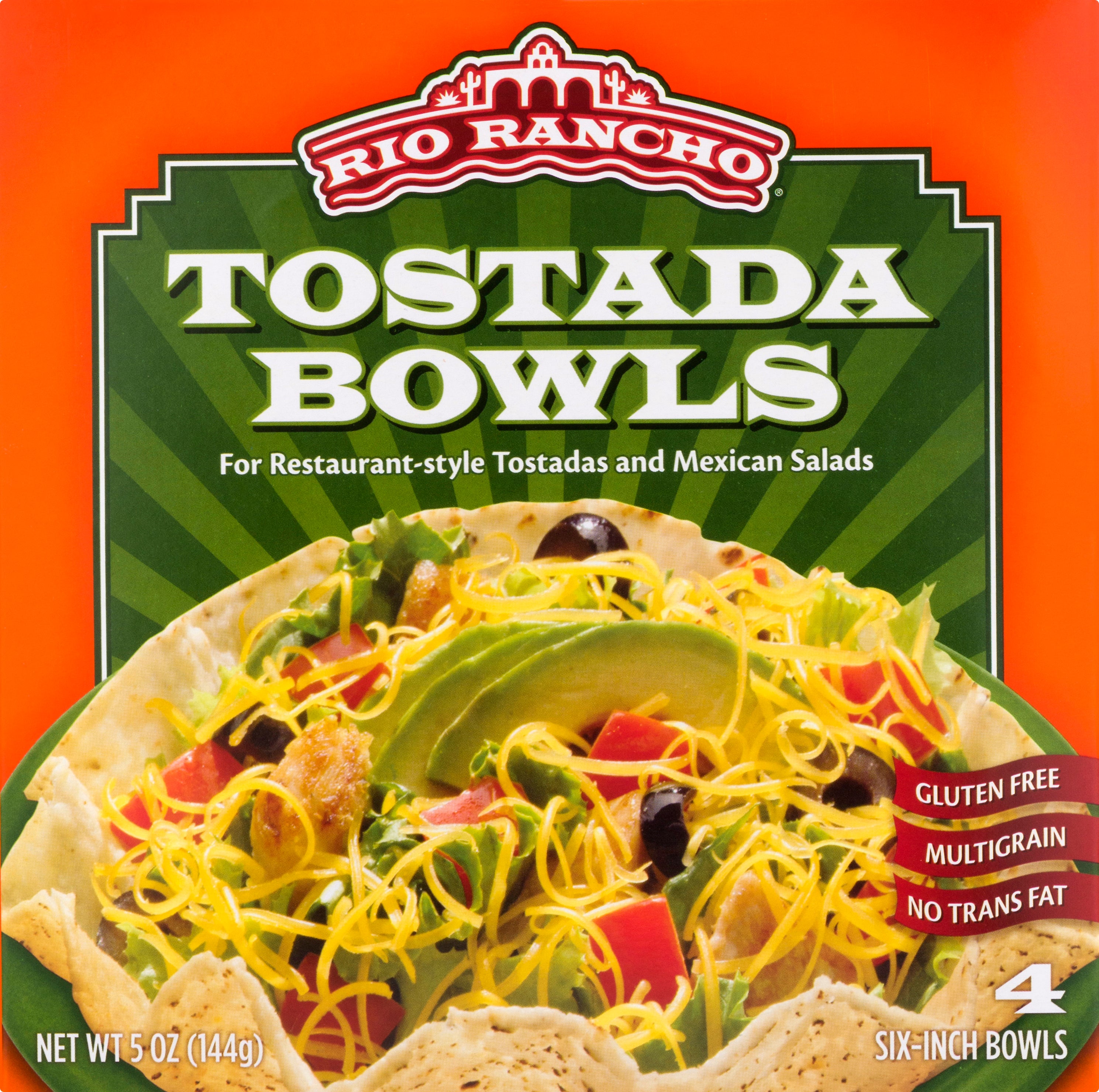 Rio Rancho Six-Inch Bowls Tostada Bowls 4 ea - Case of 4