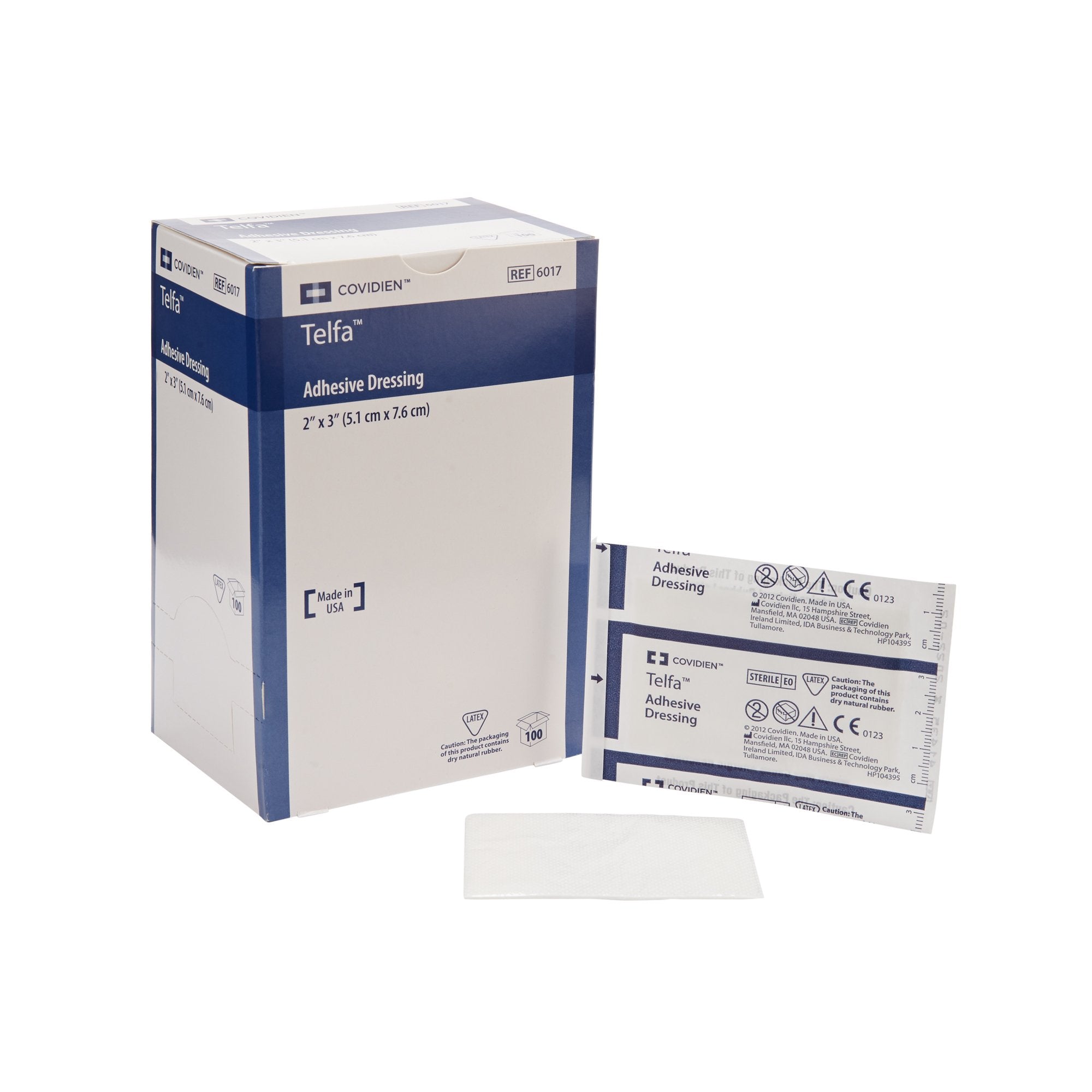 Cardinal - Island Dressing Telfa™ 2 X 3 Inch Rectangle Sterile Film Backing [2400/CS]