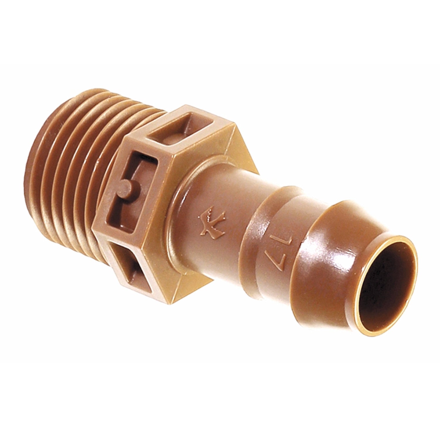 Rain Bird 1/2 x 5/8 in. Barbed Drip Irrigation Adapter 1 pk - Case of 45