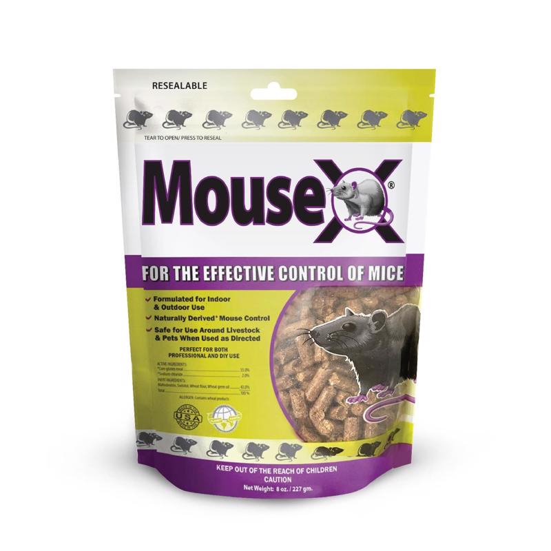 MOUSEX - MouseX Non-Toxic Bait Pellets For Mice 8 oz 1 pk