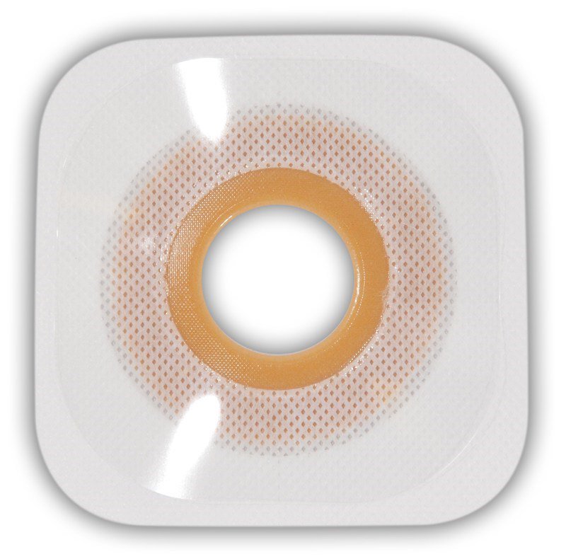 ConvaTec - Ostomy Barrier Esteem synergy® Precut, Standard Wear Stomahesive® Adhesive Small Flange Esteem Synergy™ System Hydrocolloid 1-1/4 Inch Opening 4 X 4 Inch [10/BX]