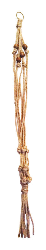 PRIMITIVE PLANTERS - Primitive Planters Tan Jute 36 in. H Plant Hanger 1 pk - Case of 12