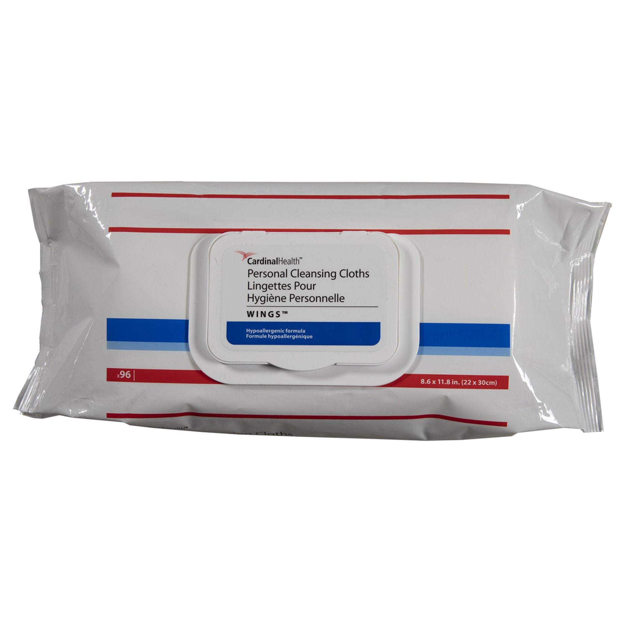 Cardinal - Personal Cleansing Wipe Cardinal Health™ Wings™ Soft Pack Scented 96 Count [96/PK]