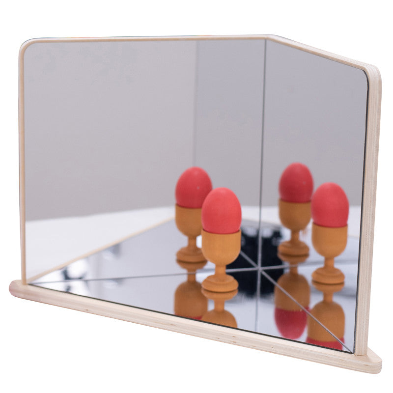 TICKIT - Wooden 4-Way Mirror