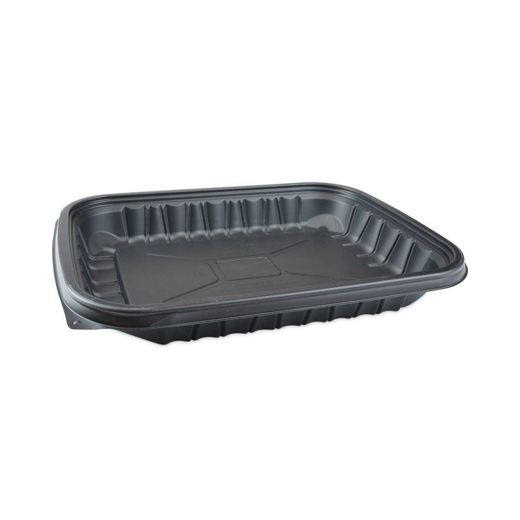 Pactiv Evergreen - EarthChoice Entree2Go Takeout Container, 48 oz, 11.75 x 8.75 x 1.61, Black, Plastic, 200/Carton