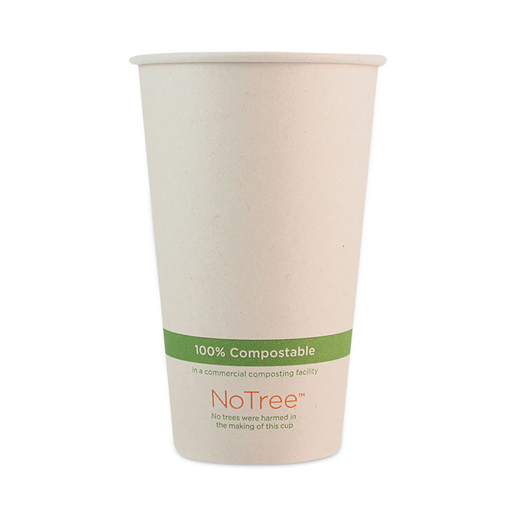 World Centric - NoTree Paper Hot Cups, 16 oz, Natural, 1,000/Carton