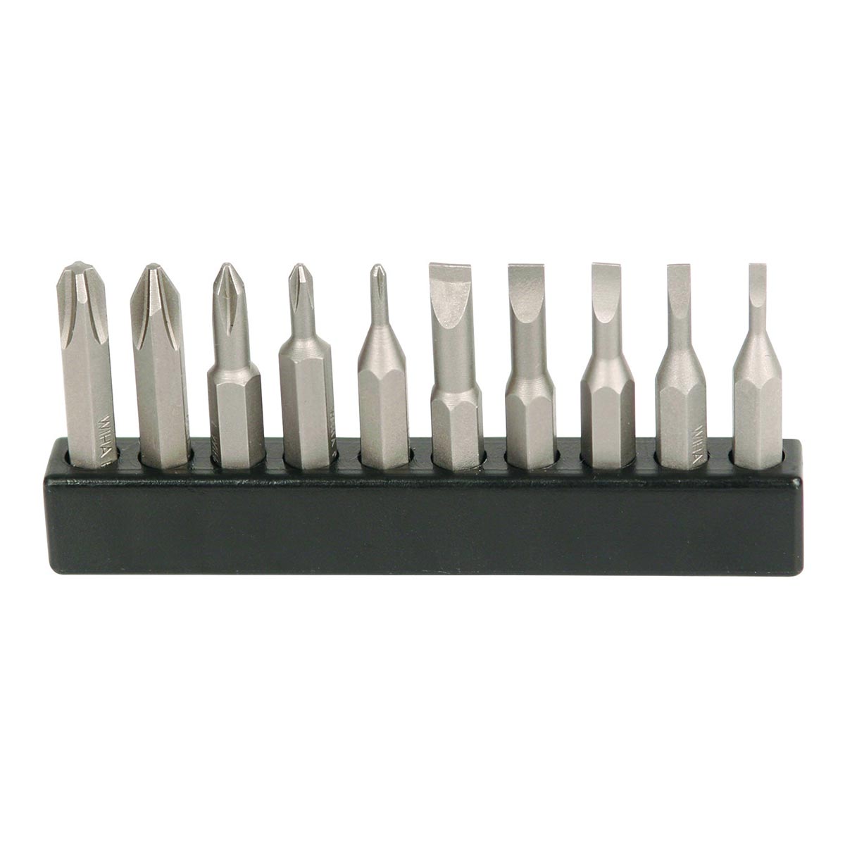 Wiha MicroBit Slotted and Phillips - 10 Piece Set