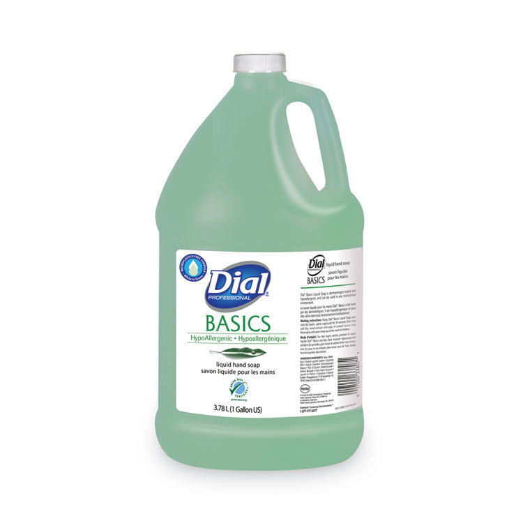 Dial Professional - Basics MP Free Liquid Hand Soap, Honeysuckle, 3.78 L Refill Bottle