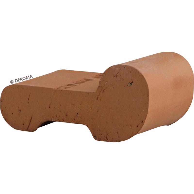 DEROMA - Deroma 1.45 in. H X 1.6 in. W Clay Standard Planter Feet Terracotta