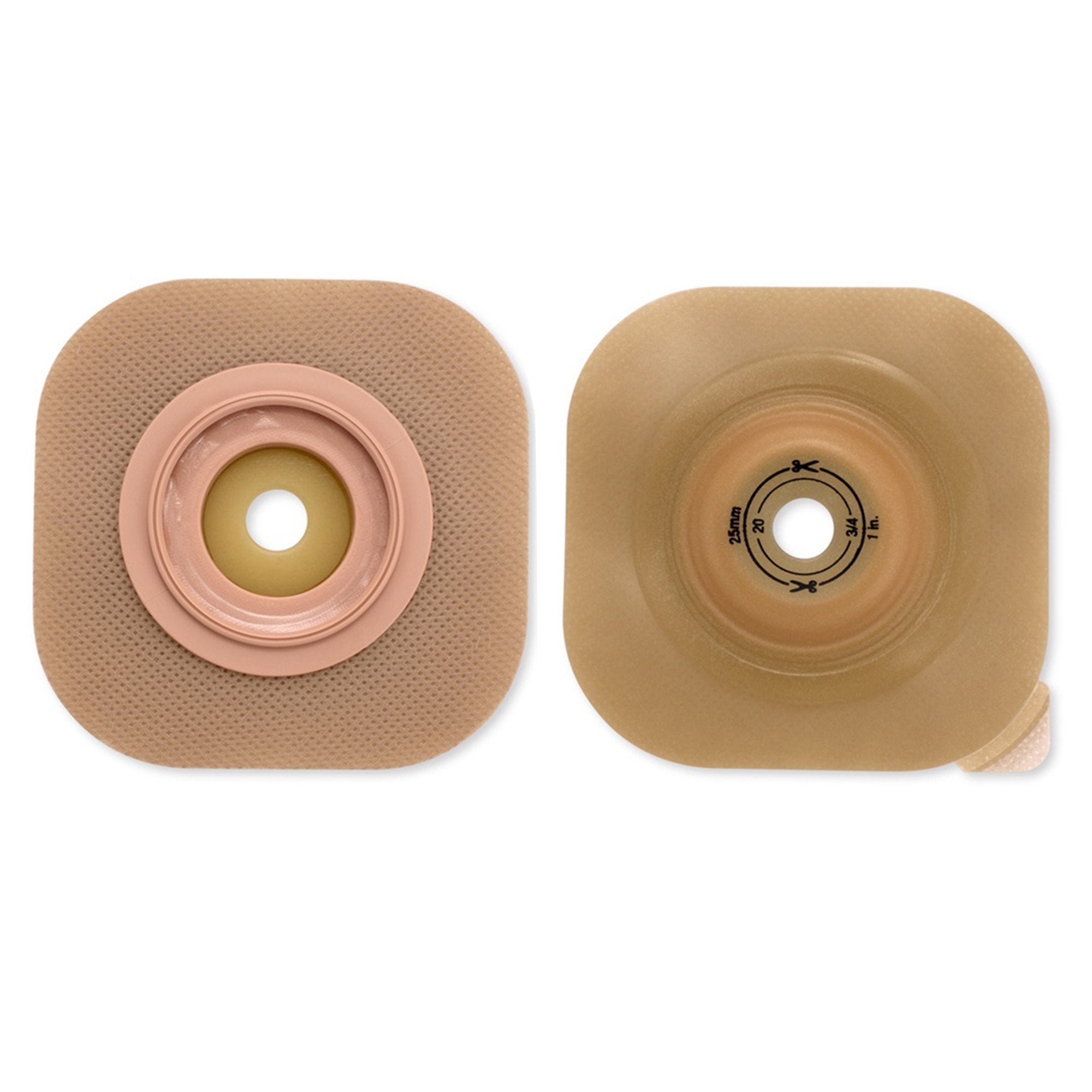 Hollister - Ostomy Barrier CeraPlus™ New Image™ Trim to Fit, Extended Wear Without Tape 70 mm Flange Blue Code System Up to 2 Inch Opening [5/BX]