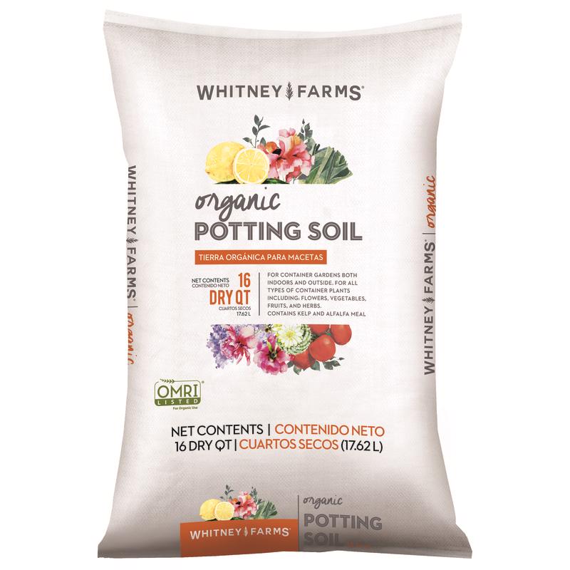 WHITNEY FARMS - Whitney Farms Organic All Purpose Potting Soil 16 qt