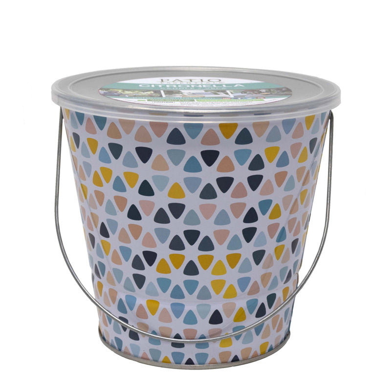 PATIO ESSENTIALS - Patio Essentials Citronella Bucket Candle For Mosquitoes/Other Flying Insects 18 oz - Case of 6 [21092GEO2]