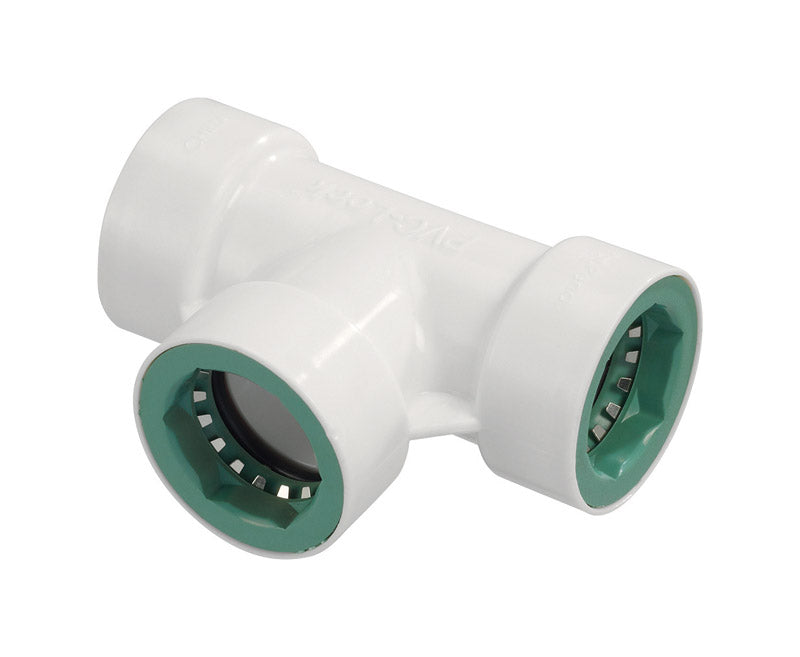 ORBIT - Orbit PVC-Lock 1/2 in. Push X 1/2 in. D Push Plastic Tee Connector