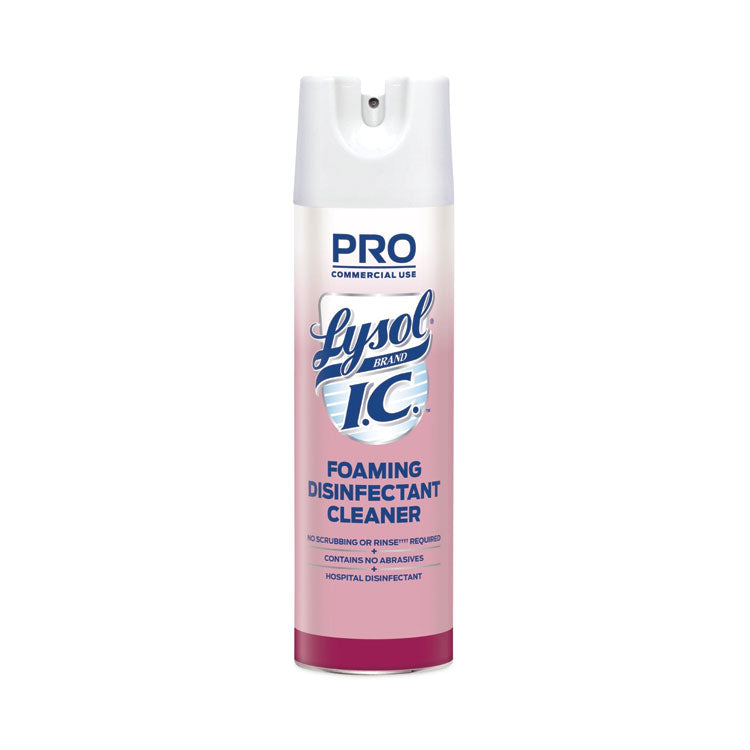 LYSOL Brand I.C. - Foaming Disinfectant Cleaner, 24 oz Aerosol Spray, 12/Carton