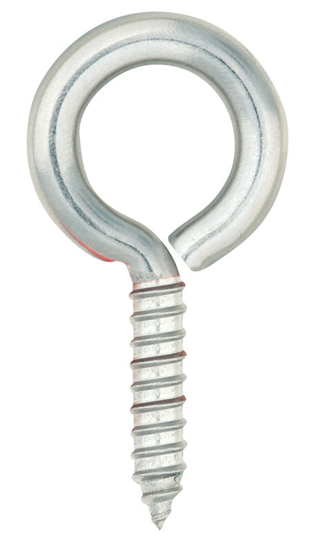 HAMPTON - Hampton 11/32 in. D X 2-5/8 in. L Polished Stainless Steel Screw Eye 200 lb. cap. 1 pk - Case of 10