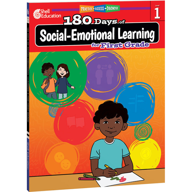 SHELL EDUCATION - 180 Days of Social-Emotional Learning for First Grade
