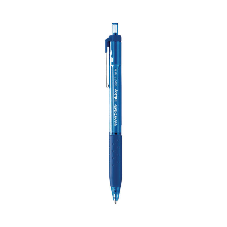 Paper Mate - InkJoy 300 RT Ballpoint Pen, Retractable, Medium 1 mm, Blue Ink, Blue Barrel, 36/Pack