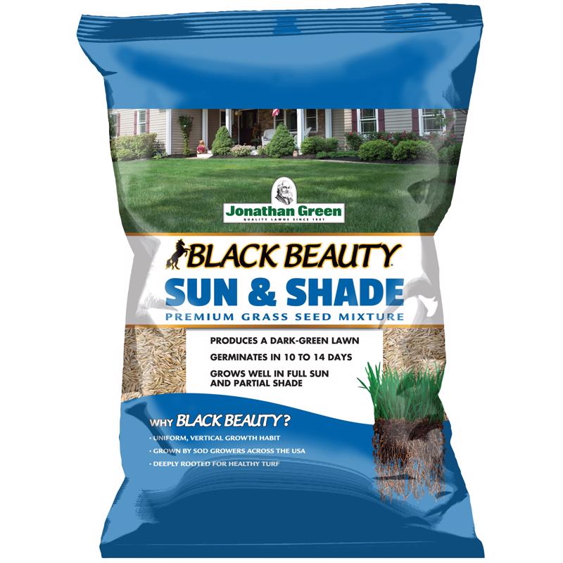 JONATHAN GREEN - Jonathan Green Black Beauty Mixed Partial Shade/Sun Grass Seed 15 lb