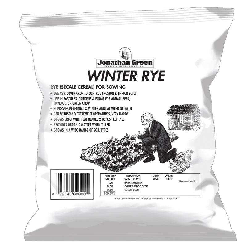 JONATHAN GREEN - Jonathan Green Winter Rye Annual Ryegrass Full Sun Grass Seed 5 lb