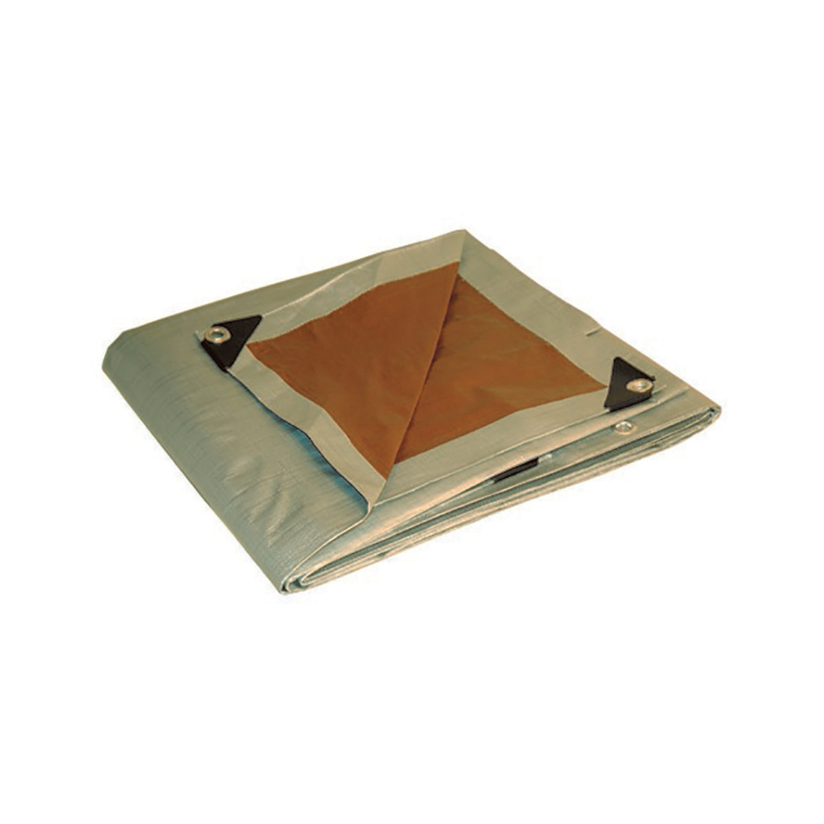 Foremost Dry Top Heavy Duty Polyethylene Reversible Tarp Brown/Silver
