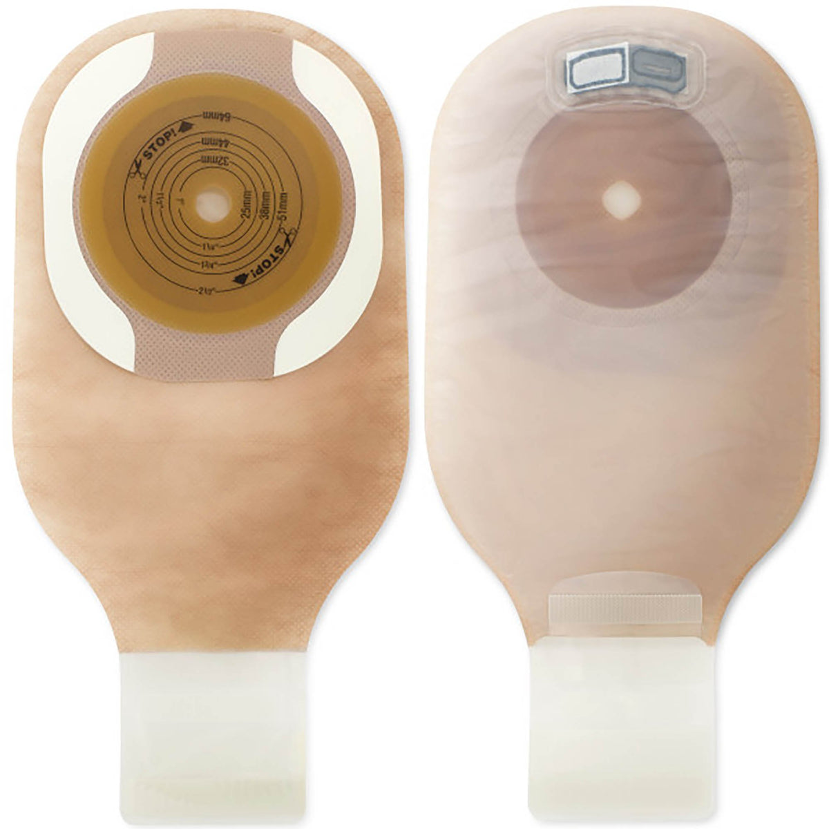 Hollister - Ostomy Pouch Premier™ One-Piece System 12 Inch Length Convex, Trim to Fit Up to 2-1/8 Inch Stoma Drainable [5/BX]